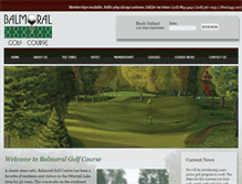 Tablet Screenshot of golfbalmoral.com